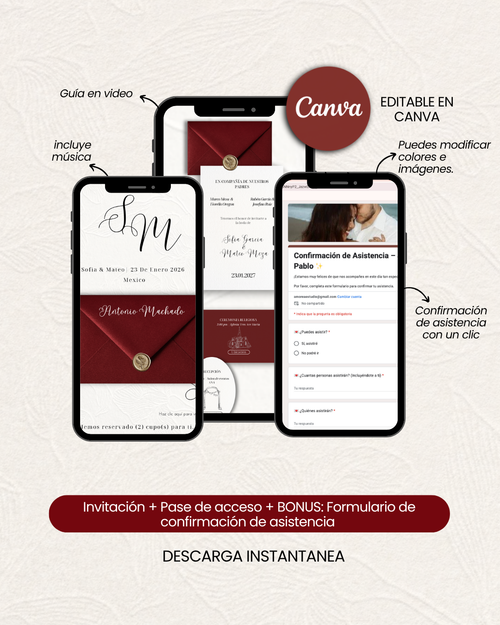 Invitación Digital Sofia & Mateo