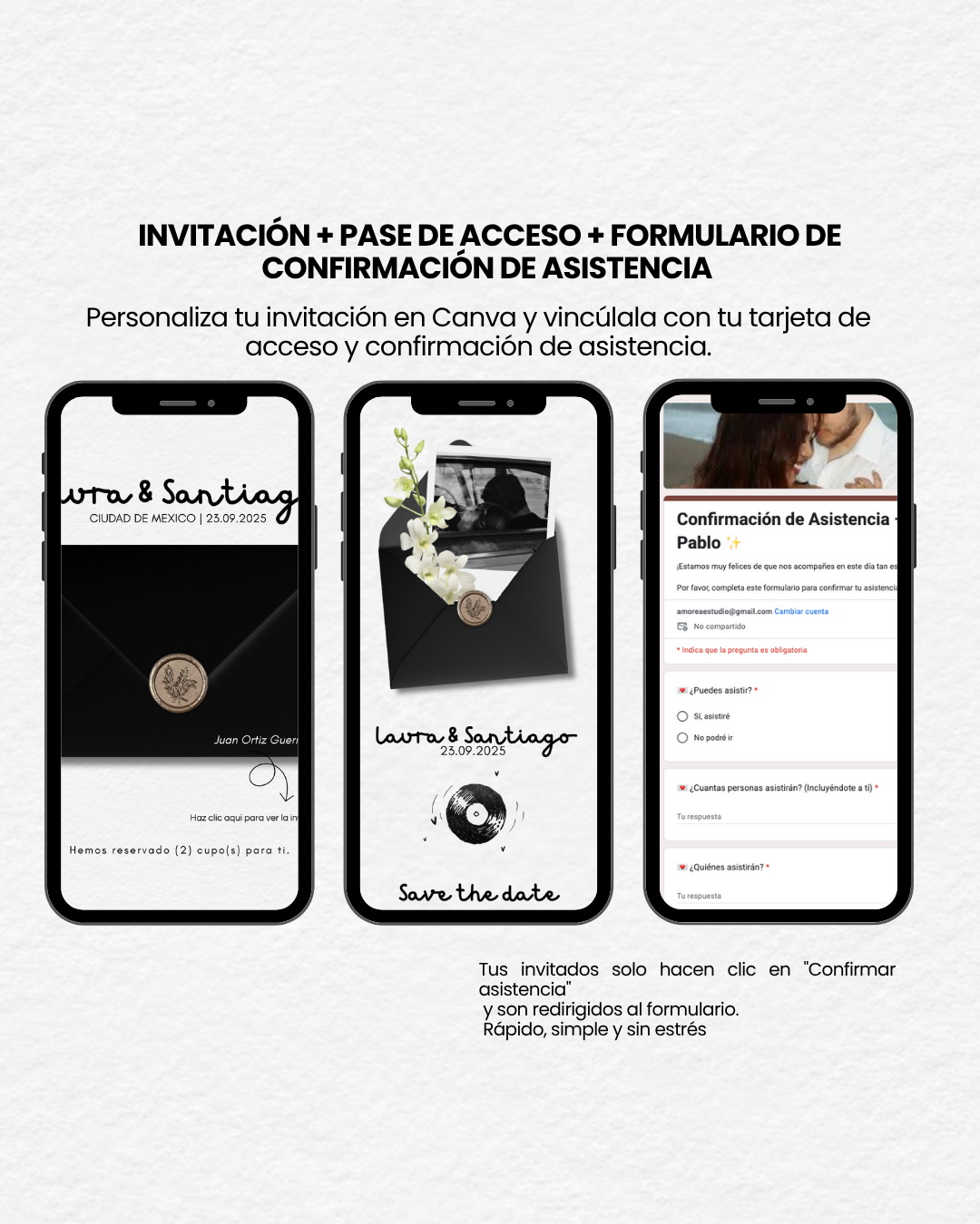 Invitación Digital de Boda Laura & Santiago