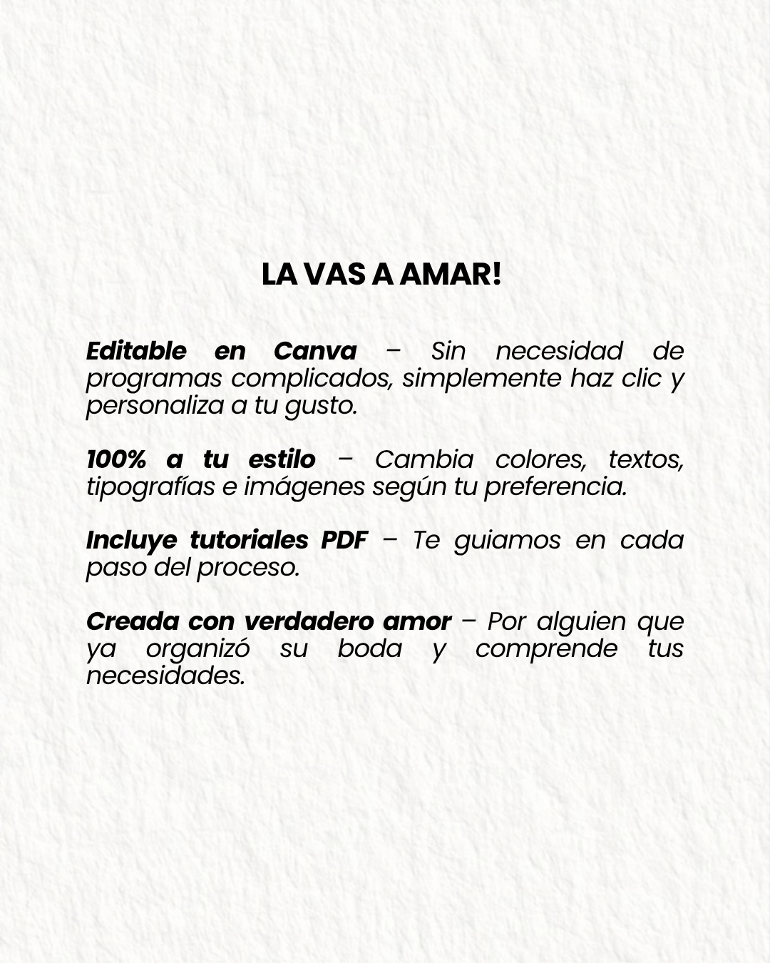 Juliette & Pablo Plantilla de Tarjeta de Deseos para Bodas – Editable en Canva