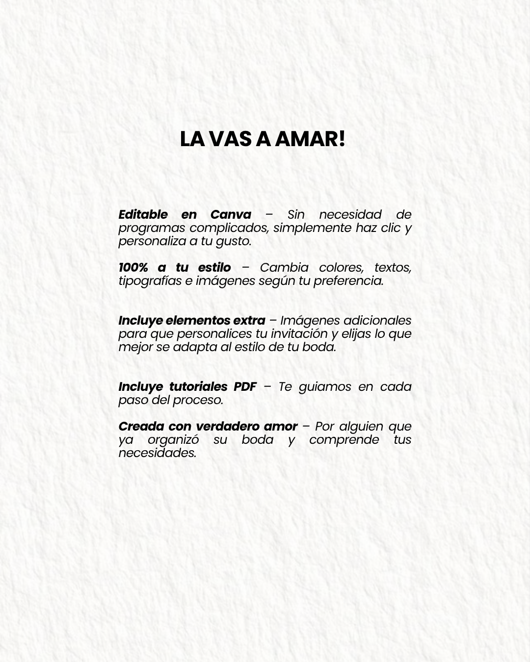 Juliette & Pablo Plantilla de Menú de Bebidas para Bodas – Editable en Canva