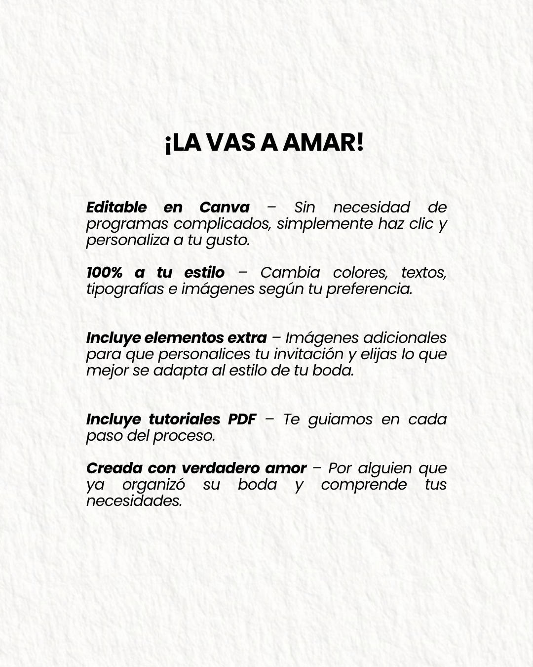 Juliette & Pablo Plantilla de Menú de Comida para Bodas – Editable en Canva