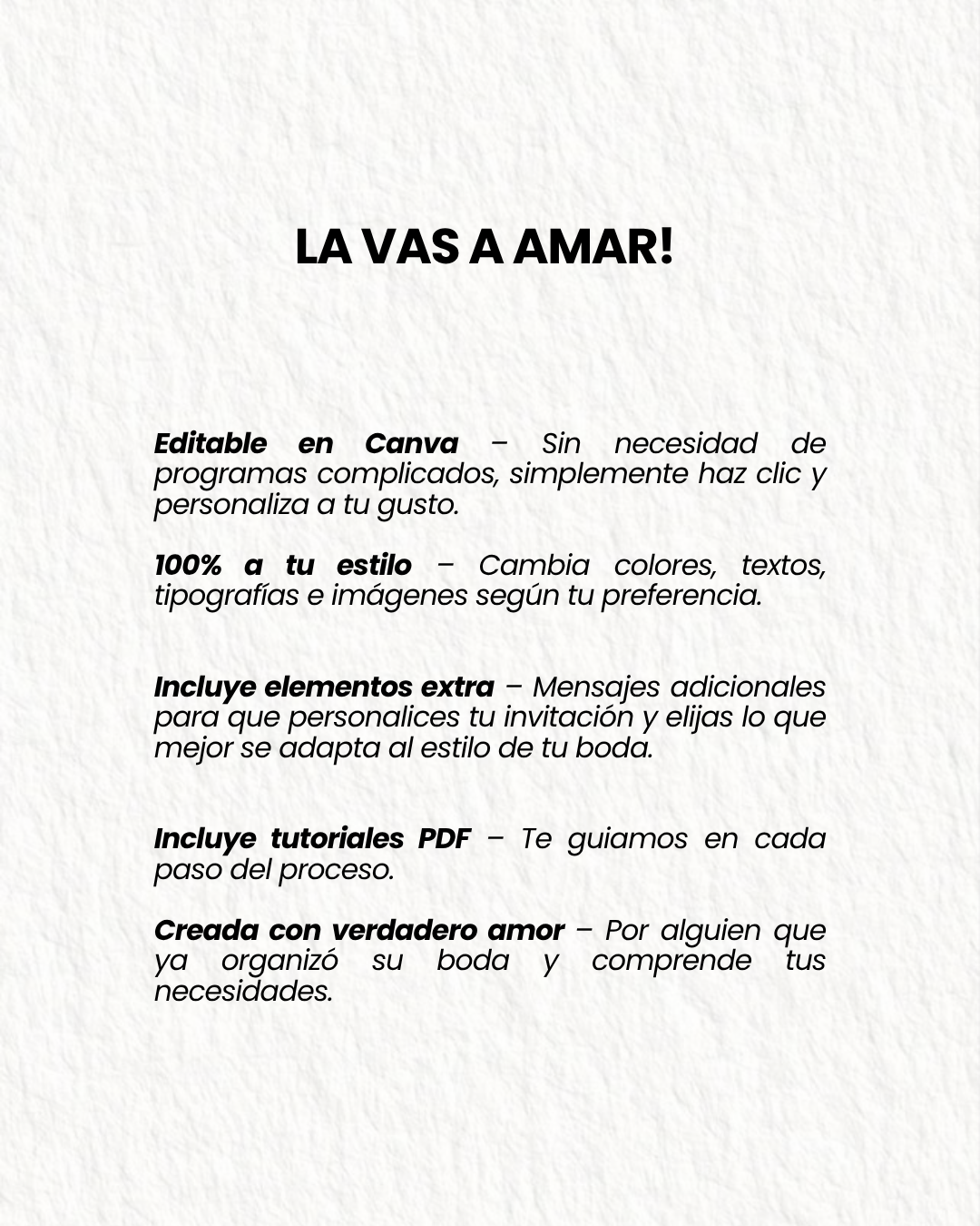 Juliette & Pablo Plantilla de Tarjeta de agradecimiento para Bodas – Editable en Canva