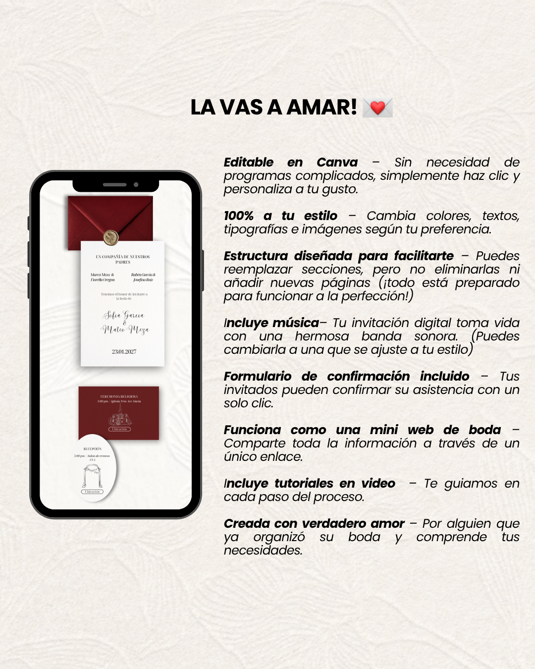 Invitación Digital Sofia & Mateo